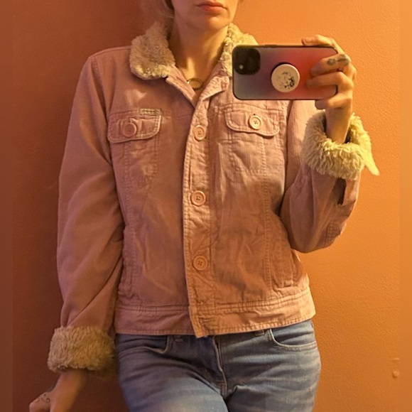 Aeropostale Baby Pink Corduroy Jacket - Picture 6 of 12